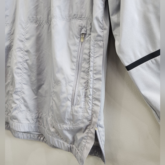 Nike Golf Gray 1/2 Zip Windbreaker Pullover Jacket Men's Size Large - Picture 2 of 7